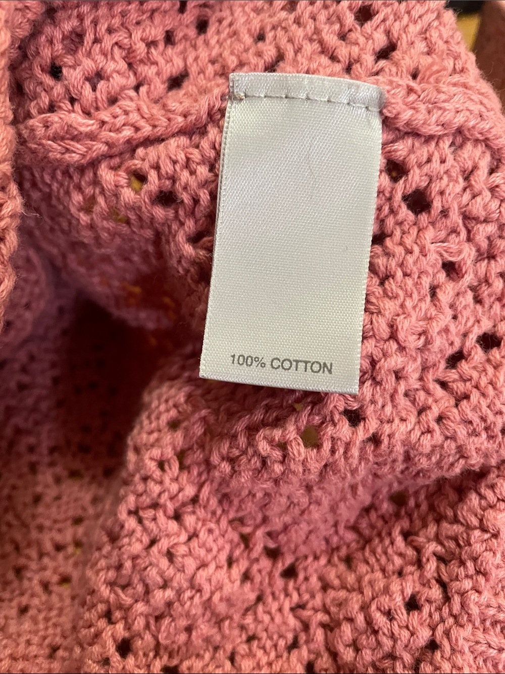 Avenue Blush Pink Open Knit Cardigan Sz. 18/20 - Picture 13 of 13